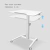 RAYACO Lightweight, Medical Bed Side Table, Computer Desk, Gaming Desk, Laptop Sofa, Folding Height with 4 Casters (Color : A), kk666 view 2