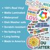 10pcs Equality Sticker Sheet, Coexist, Inclusive and Empowering Vinyl Decals for Human Rights, Social Justice, Waterproof, UV-Resistant, for Laptop, Water Bottle, Journal, Mirror, Scrapbook view 3
