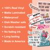 10pcs Motivational Sticker Sheet, Positive Vinyl Decals with Encouraging, Inspirational Quotes for Students, Teachers, Waterproof, UV-Resistant, for Laptop, Water Bottle, Mirror, Binder, Notebook view 3