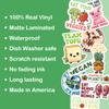 10pcs Vegan Sticker Sheet, Vegetarian Vegetable Vinyl Decals with Plant-Based and Animal Rights Messages, Waterproof, UV-Resistant, for Laptop, Water Bottle, Journal, Binder, Notebook, Phone Case view 3