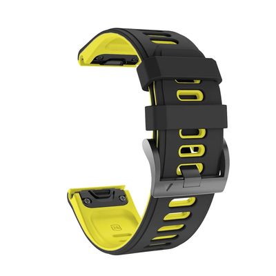 AEHON 22mm Watchband For Garmin Fenix 6 6Pro 5 5Plus Silicone band For Approach S60 S62 forerunner 935 945 Watch Easyfit Wrist Strap (Color : J, Size : For Fenix 6 6Pro)