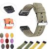 ANZOAT Nylon Quick Release Watchband For Garmin Fenix 7 7X 6X 6 Pro 5X 5 Plus 3HR 935 945 S62 D2 Smart Watch Easyfit Wristband Straps (Color : K, Size : 22mm Fenix 5 5Plus) view 2