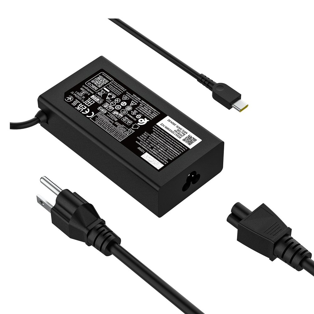 100W USB C Charger for Lenovo Yoga 9 9i 7 7i,ThinkBook 15 16,Yoga Slim 7 Pro,ldeapad 5Pro16Thinkpad Carbon x1 5th 6th Gen,hinkPad neo 14 P14s L15 T16 IdeaPad Type C Laptop Power Supply