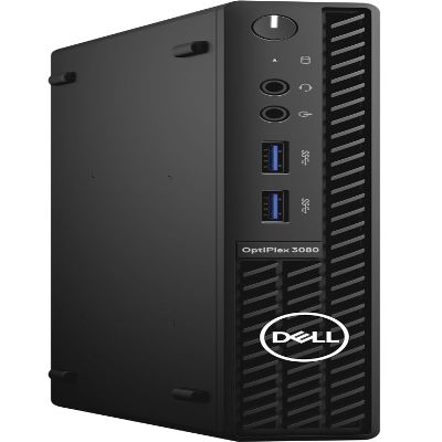Dell OptiPlex 3080 Home & Business Mini Desktop (Intel i5-10500T 6-Core, 16GB RAM, 256GB PCIe SSD, Intel UHD 630, WiFi, Bluetooth, Win 11 Pro) (Renewed)