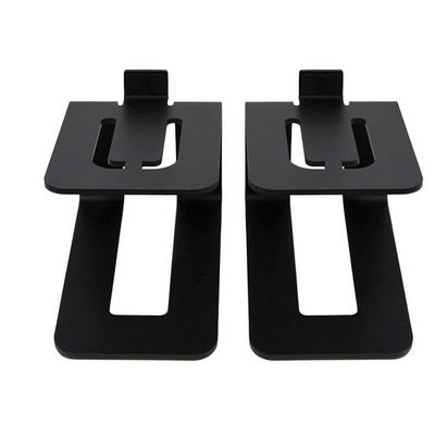 Coyktonty Desktop Speaker Stand 1 Pair,Tilted Desktop Speaker Stands for Small SpeakersDesk Audio Stand for Bookshelf, Laptop Speaker