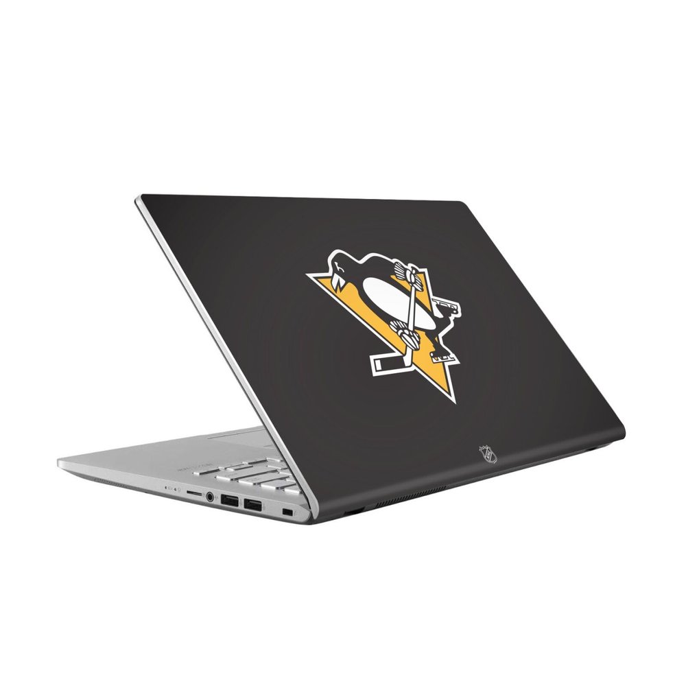 Head Case Designs Officially Licensed NHL Plain Pittsburgh Penguins Vinyl Sticker Skin Decal Cover Compatible with Asus Vivobook 14 X409FA-EK555T