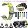 ANZOAT 22MM Quick Release Nylon Watchband Strap For Garmin Fenix 6X 6 Pro Fenix 5 5X Plus 935 Approach S60 Quatix5 Easyfit Wrist Band (Color : Yellow, Size : 22mm Fenix 5Plus) view 2
