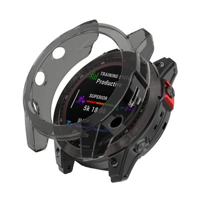 AEHON Soft TPU Case for Garmin Fenix 7X 7S 7 5S 5 5X Plus 6S 6 6X Pro Smartwatch Silicone Bumper Frame Shell Cover for Garmin Fenix7 (Color : C, Size : for Fenix 7)