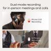 Plaud Note AI Voice Recorder, Voice Recorder w/Case, App Control, AI Transcribe & Summarize, Support 112 Languages, 64GB, Audio Recorder for Lectures, Meetings, Calls, Silver, Non-Pro Version view 2