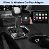 CarPlay Wireless Adapter, Wireless CarPlay Adapter for iPhone Converts Wired to Wireless CarPlay Dongle, Plug & Play Fit for Factory OEM Wired Apple CarPlay Cars from 2016 & iPhone iOS 10+ view 2