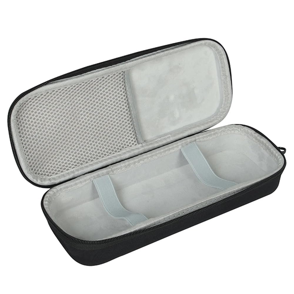 DirectNine Basics Storage Bag for JBL PartyBox ES Speaker Hard EVA Microphone Box Protective Pouch Bag Carrying Case Shockproof Anti-Scratch Handbag Portable Bluetooth K Song Travel Speaker Bag (Black Gray)