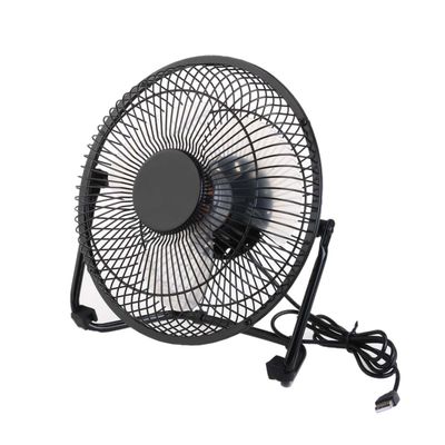 ARTIBETTER 8-inch Metal Fan Rechargeable Mini Fan 2-mode Wind Power Rotatable for Desk/car/office Quiet