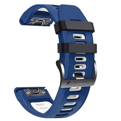 BEFIA Quick Release Silicone Strap For Garmin Fenix 6 6X Pro 5 5X Plus 935 3 HR Smart Watch 22 26mm Bands Replacement Watchband Correa (Color : H, Size : 22mm Width)