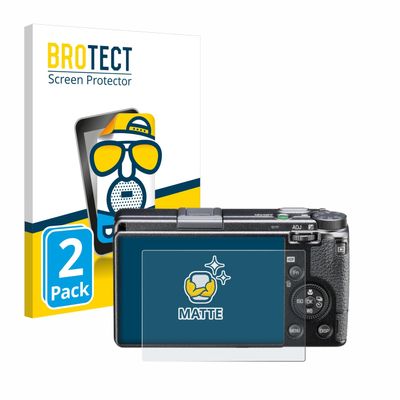 brotect 2-Pack Screen Protector Anti-Glare for Ricoh GR IIIx HDF Screen Protector Matte, Anti-Fingerprint Protection Film
