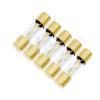 WIMPBLADB 5pcs Gold Plated 10x38mm AGU Glass Fuse Car Audio Amp Amplifier 10A 15A 20A 25A 30A 40A 50A 60A 70A 80A 100A (Color : 40a) view 2