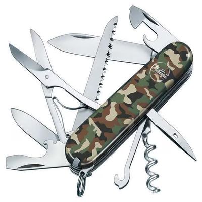 MOLLIFII Multi-Tool Knife, 9 Tool, 15 Funct, Camouflage (Handle)