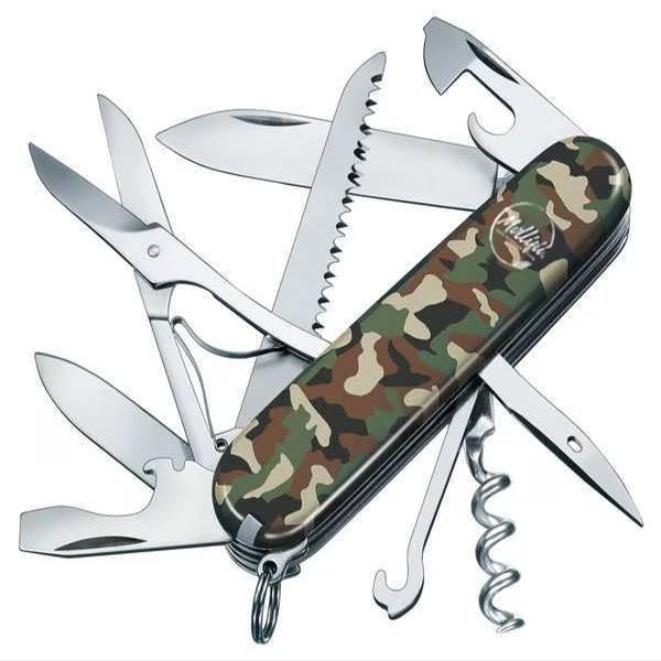 MOLLIFII Multi-Tool Knife, 9 Tool, 15 Funct, Camouflage (Handle)