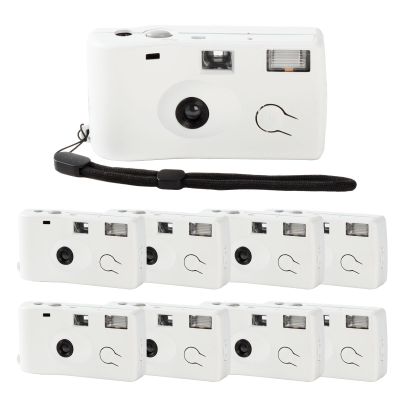 PJPSAA 8 Pack of Disposable Cameras for Wedding Bulk Single Use Flash 35mm 17 Film 200 ISO Film Camera for Birthday Concert Travel Anniversary Party Supplies