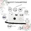 PJPSAA 8 Pack of Disposable Cameras for Wedding Bulk Single Use Flash 35mm 17 Film 200 ISO Film Camera for Birthday Concert Travel Anniversary Party Supplies view 2
