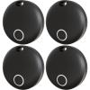 Key Finder, Bluetooth Tracker Working with Apple Find My (iOS Only) | IP67 Waterproof Tracker for Outdoor, Luggage Tracker for Phone | Find My Keys Device, Battery Replaceable, 4 Pack view 1