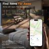Key Finder, Bluetooth Tracker Working with Apple Find My (iOS Only) | IP67 Waterproof Tracker for Outdoor, Luggage Tracker for Phone | Find My Keys Device, Battery Replaceable, 4 Pack view 3