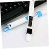 minkissy 10pcs Blue Cleaning Tool Set Computer Keyboard Cleaning Brush Kit Dustpan Brush Window Door Track Keyboard Duster view 2