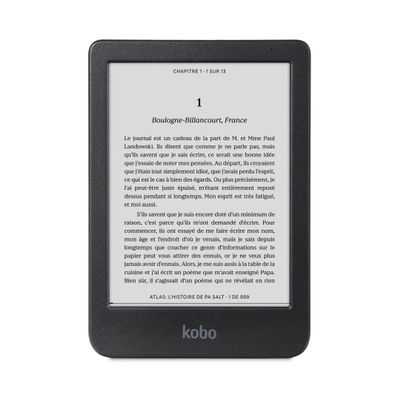 Kobo Clara BW | eReader | 6 Glare-Free Touchscreen with ComfortLight PRO | Dark Mode Option | Audiobooks | Waterproof | 16GB of Storage | Black