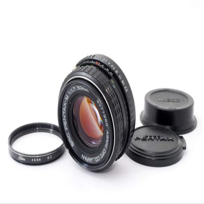Pentax SMC 50mm F1.7 Manual Focus MF Lens for Pentax K Mount SLR DSLR Cameras (Renewed)