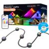 Enbrighten Vibe Eternity Permanent Outdoor Lights for House, 100 Feet, 72 RGBWIC LEDs, Close Spacing, 33lm, Color Changing, Christmas, Eave Lighting, Smart App, Works with Alexa, Google Home, 82730 view 1