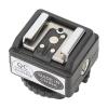 Flash Hot Shoe Adapter forDSLR C N2 Flash to Camera with PC Sync Port, Small Size and Easy to Install view 2