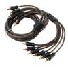 6ft Audiopipe 6-Channel Car Audio Dual Twisted OFC RCA Cable view 1