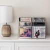 MyGift 3 Tier Modern Premium Clear Acrylic Cascading CD Storage Rack, Tabletop Compact Disc Case Holder, Media Organizer Display Stand Holds Up to 36 Jewel Cases view 4