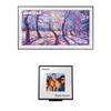SAMSUNG 32-Inch Class QLED The Frame LS03C Series, Quantum HDR, Art Mode, (QN32LS03CB) w/ SAMSUNG LS60D Music Frame Smart Speaker with Dolby Atmos Audio, HW-LS60D/ZA (Newest Model) view 1