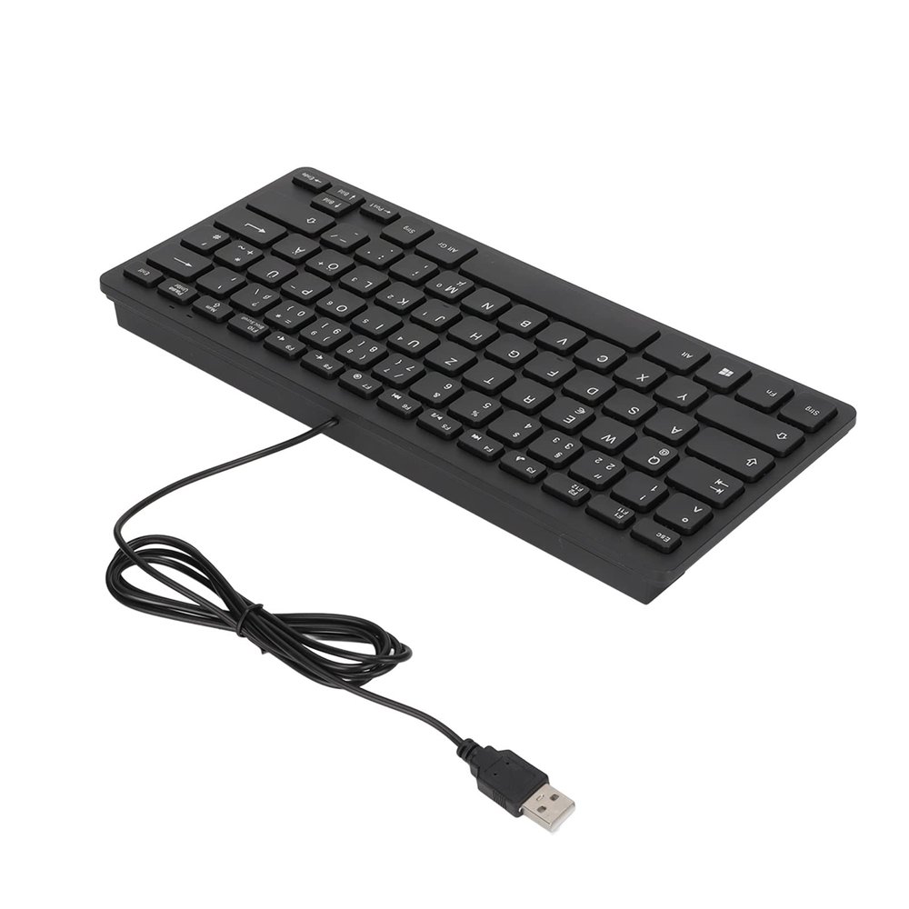 ZIZEV Keyboard, USB, Mini, Mute, Small, Language, Russian (German)