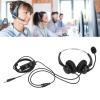 Yanmis Professional Wired Headphones,Phone Headset for Calls,Noise Cancelling Hearing Headphones and Microphone for Computer, PC, Computer view 2