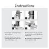 RIP-TIE 1" x 6" PIVOTING CableHanger, Accommodate Any Angle of Cable Run 10 Pack Red view 3