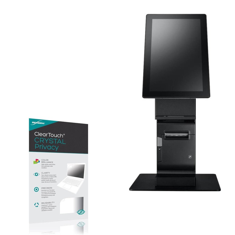 BoxWave Screen Protector Compatible with Advantech UTK-7115 - ClearTouch Crystal Privacy (2-Pack), Privacy Screen Protector Flexible Film Clear