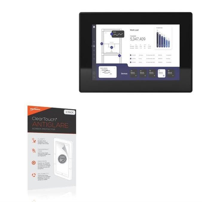 BoxWave Screen Protector Compatible with Exor eX210 (10 in) - ClearTouch Anti-Glare (2-Pack), Anti-Fingerprint Matte Film Skin