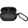 SaharaCase Venture Series Silicone Case for Sony WF-1000XM5 True Wireless Headphones - Ergonomic Closed Design, Triple Silicone Material Composition, Carabiner Clip - Black view 2