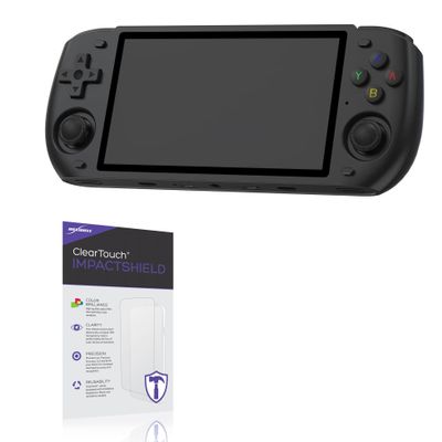 BoxWave Screen Protector Compatible with Powkiddy RGB10 Max 3 - ClearTouch ImpactShield (2-Pack), Impenetrable Screen Protector Flexible Film
