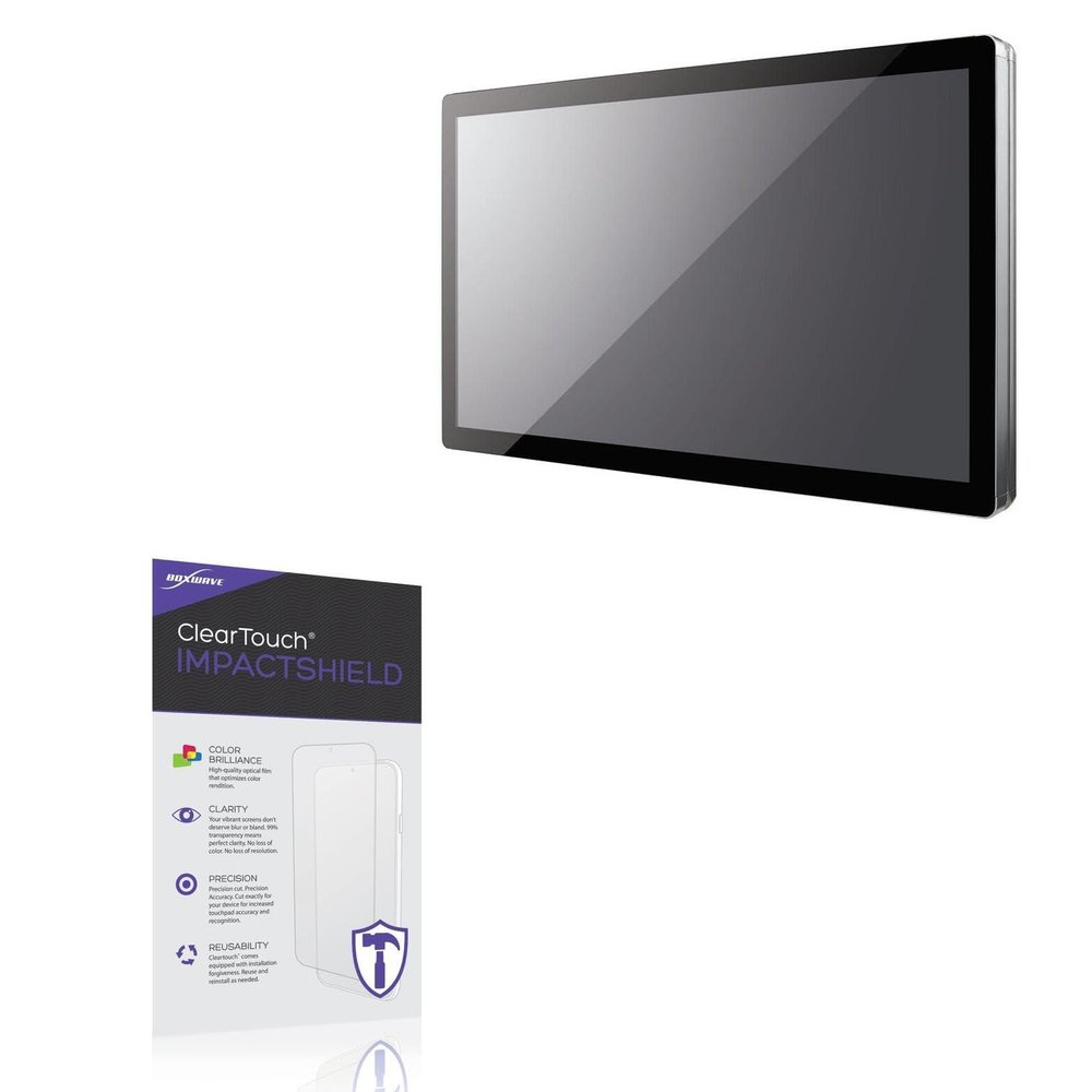 BoxWave Screen Protector Compatible with Advantech UTC-532A - ClearTouch ImpactShield (2-Pack), Impenetrable Screen Protector Flexible Film