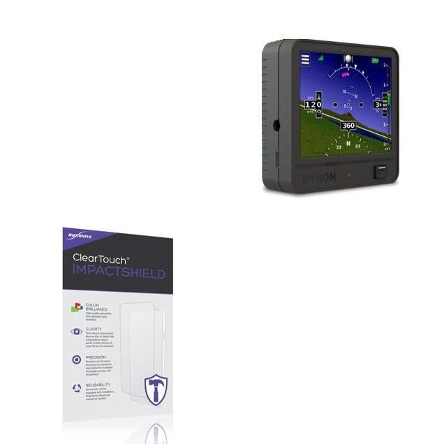 BoxWave Screen Protector Compatible with Dyson Skyview D3 Pocket Panel Portable EFIS - ClearTouch ImpactShield (2-Pack), Impenetrable Screen Protector Flexible Film