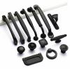 AIDUIXAP American Black Cabinet Handles for Furniture Cabinet Knobs and Pulls Handles Kitchen Handles Drawer Knobs Cabinet Pulls Cupboard 1Pcs (Color : 9014-128) view 1