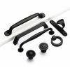 AIDUIXAP American Black Cabinet Handles for Furniture Cabinet Knobs and Pulls Handles Kitchen Handles Drawer Knobs Cabinet Pulls Cupboard 1Pcs (Color : 9014-128) view 4