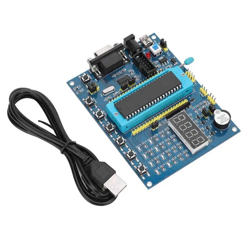 COKYIS Development Board 51 Microcomputer Module Electronic Component STC AVR 51 STC89C52RC 3-5V Expansion Board Test Development Board