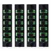 Duogalia 6 Simplex SCAPC Fiber Patch Panel with Simplex Singlemode Green SC Adapters, 6 Fiber Ports (4-Pack) view 1