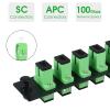 Duogalia 6 Simplex SCAPC Fiber Patch Panel with Simplex Singlemode Green SC Adapters, 6 Fiber Ports (4-Pack) view 2