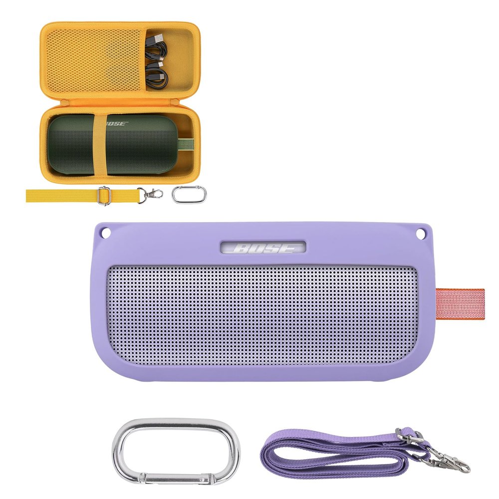 co2CREA Hard+Silicone Case for Bose SoundLink Flex Speaker
