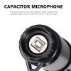 Hemoton Condenser Microphone Tripod Stand USB Microphone for Desktop Laptop Wide Frequency Response Noise-reducing for Recording Singing Speech view 2