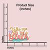 (3 pcs) Take Me to The Beach Sticker Funny Beach Ocean Life Tumbler Decal Sticker for Kindle Laptop Water Bottle Phone Hard Hat Vinyl Decal - 3x2.2 view 4